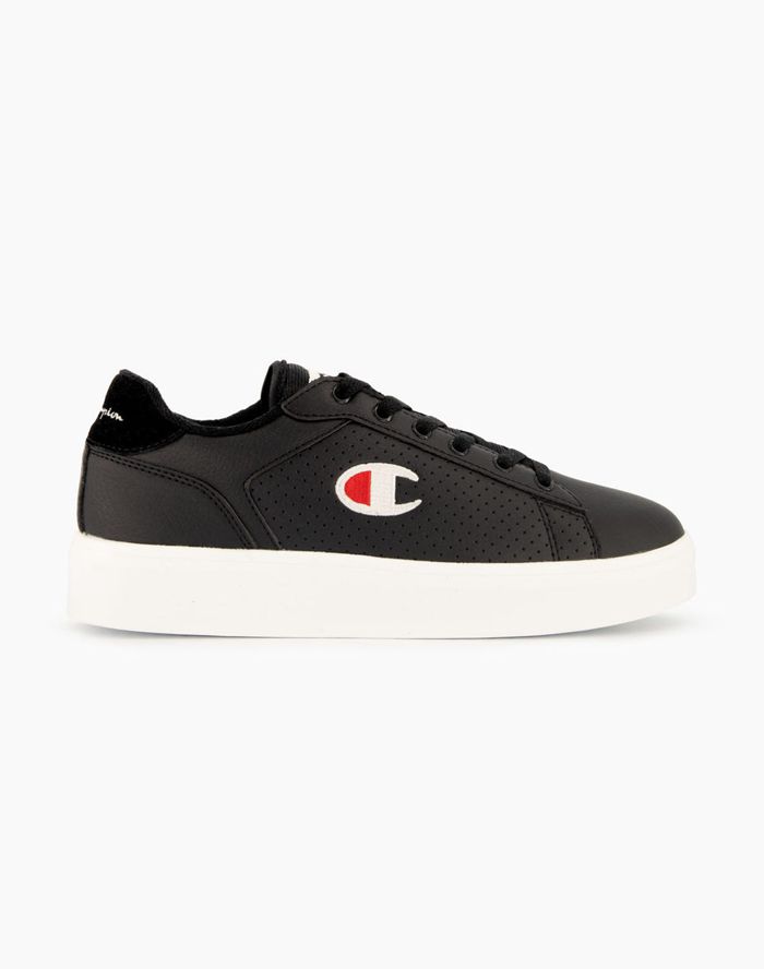 Champion Womens Sneakers NZ - La Mesa Platform Black ( 5714-YKWEU )